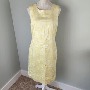 Eddie Bauer Light Yellow Midi Dress